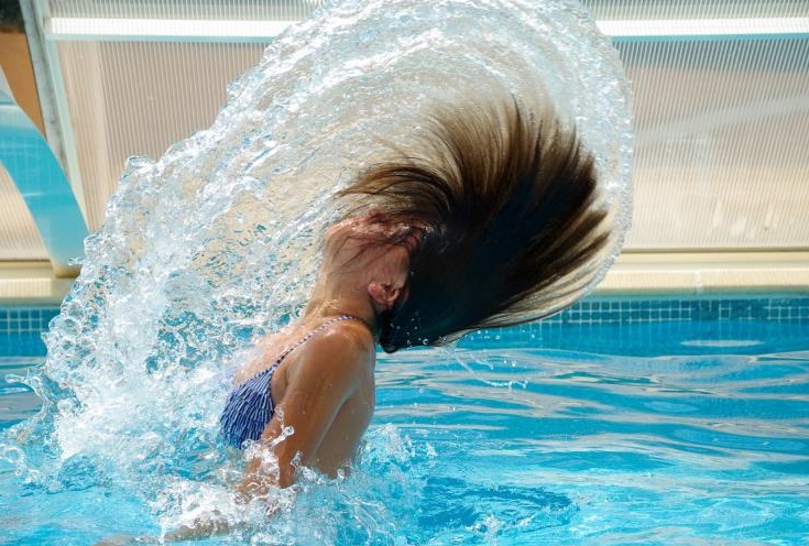 hair care when swimming